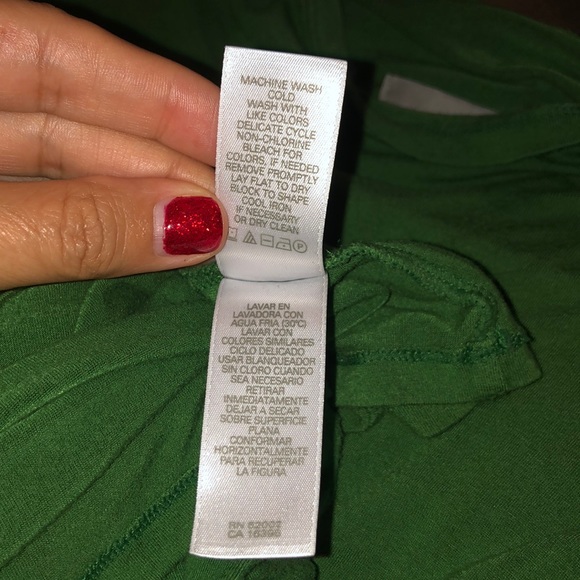 Liz Claiborne Green Turtleneck, Size XL - Picture 6 of 6